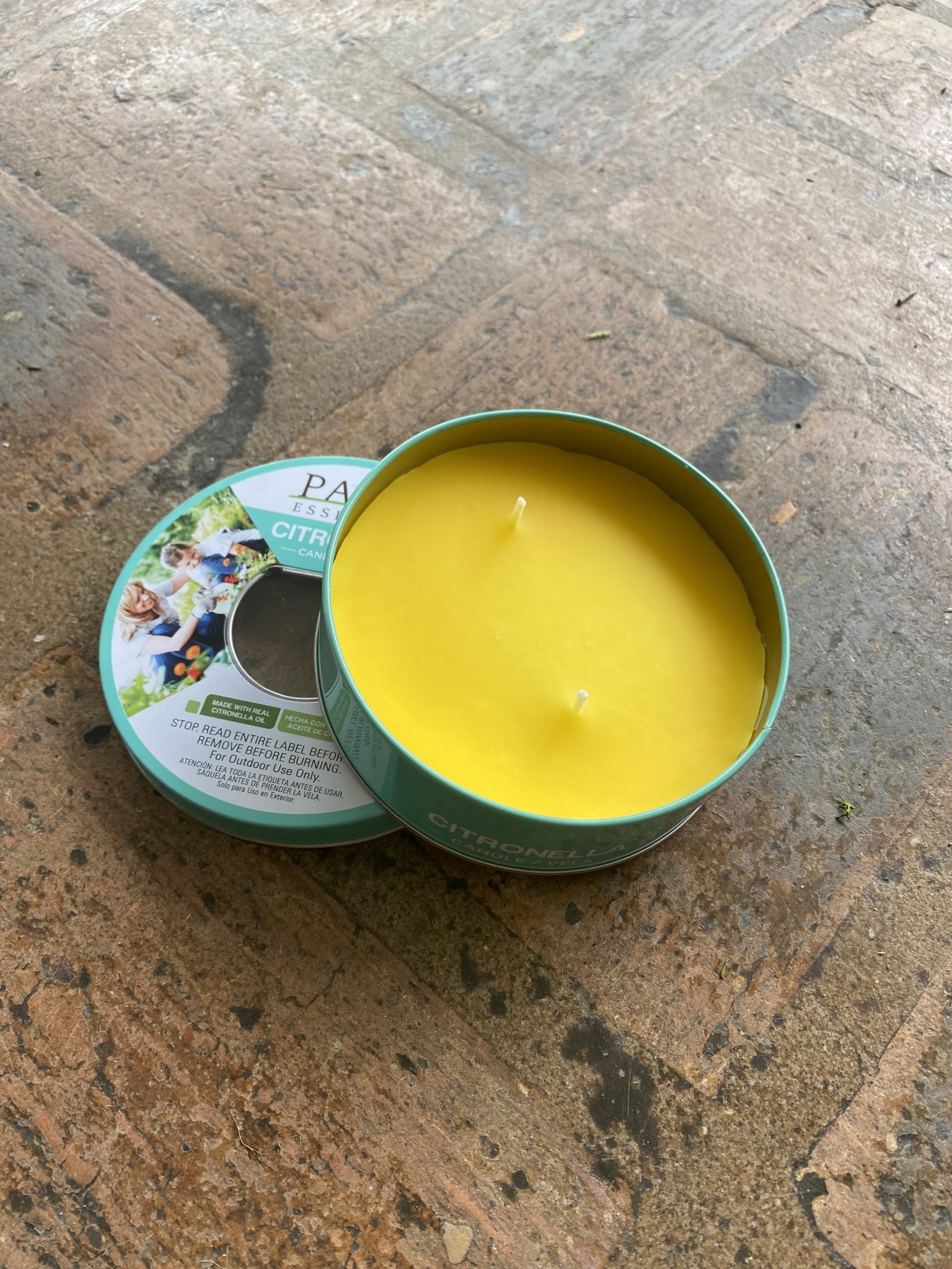 Patio Essentials Citronella Candle Tin The Plant Shoppe