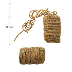 Coco Rope Roll-Natural, 30 yards