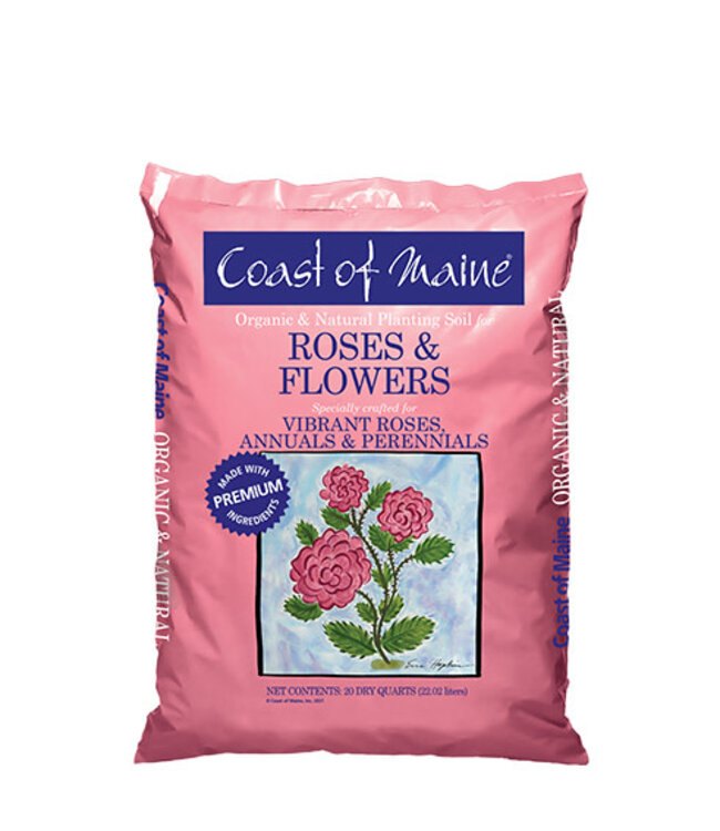Coast of Maine Planting Soil for Roses and Flowers (20 qt)