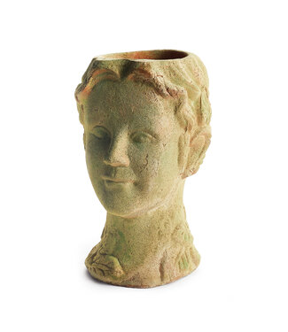 WEATHERED GARDEN APHRODITE PLANTER head pot head