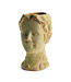 WEATHERED GARDEN APHRODITE PLANTER head pot head