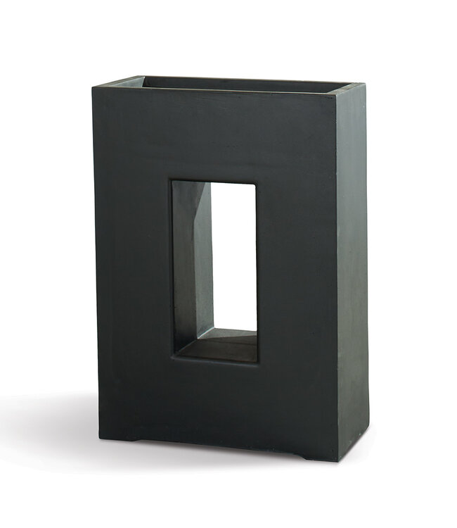 DRAKE POT TALL , Fibreclay DARK GRAY