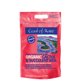 Coast of Maine Mount Desert Island Blend Organic Cactus & Succulent Mix (8 qt.)