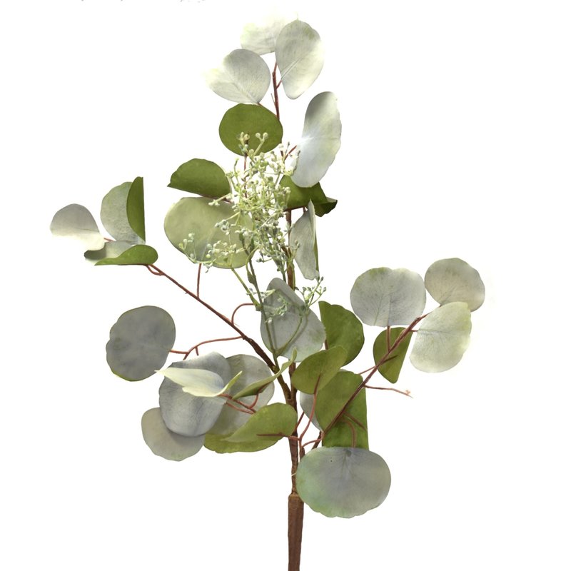 The Plant Shoppe Artificial - Washed dollar Eucalyptus Spray with Seeds