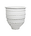 The Plant Shoppe Open Mouth Mediterranean Pot, white large