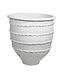 The Plant Shoppe Open Mouth Mediterranean Pot, white large