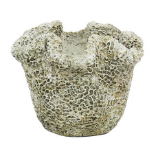 The Plant Shoppe Coral Planter Tall, Cast Concrete