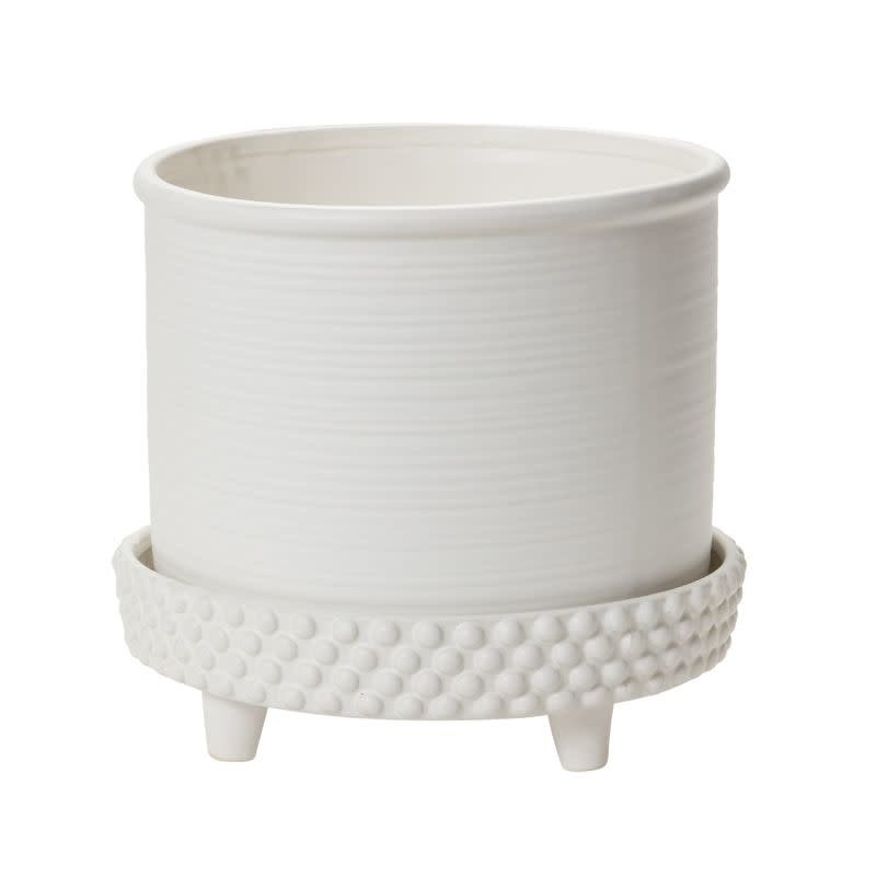 The Plant Shoppe Jane Footed Pot 12.5"x11" White