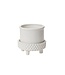The Plant Shoppe Jane Footed Pot 6.25"x6" White