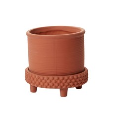 The Plant Shoppe Jane Footed Pot 8"x7.75" Terra