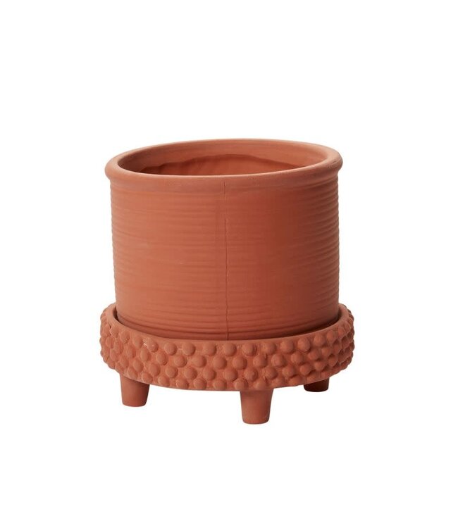 The Plant Shoppe Jane Footed Pot 8"x7.75" Terra