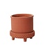 The Plant Shoppe Jane Footed Pot 8"x7.75" Terra