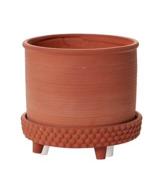 The Plant Shoppe Jane Footed Pot 12.5"x11" Terra