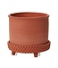 The Plant Shoppe Jane Footed Pot 12.5"x11" Terra