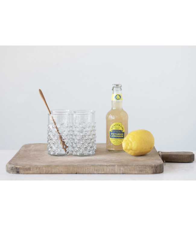 The Plant Shoppe Hobnail Drinking Glass