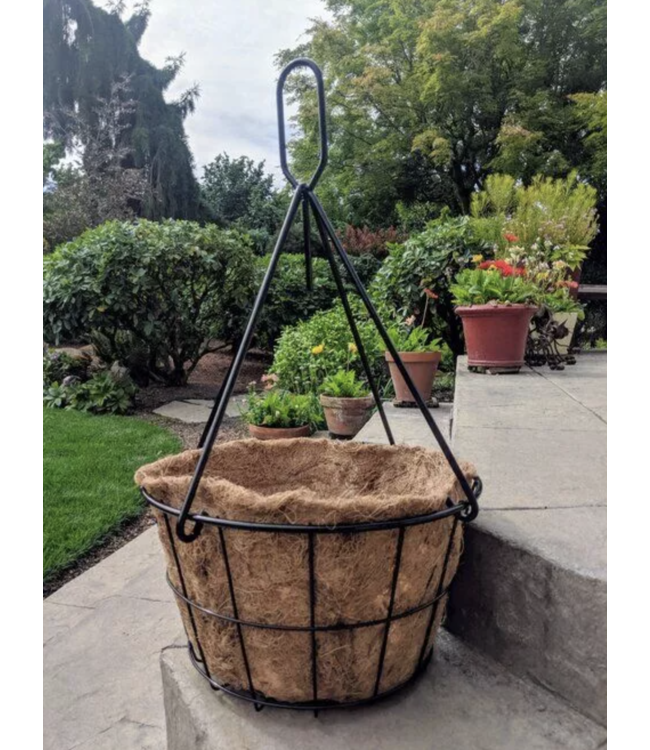 Premium Grid Hanging Basket w/ Rigid Wire Hanger 20"