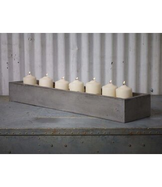 Accent Decor Newport Planter 31.5"x 7"x 4" Grey