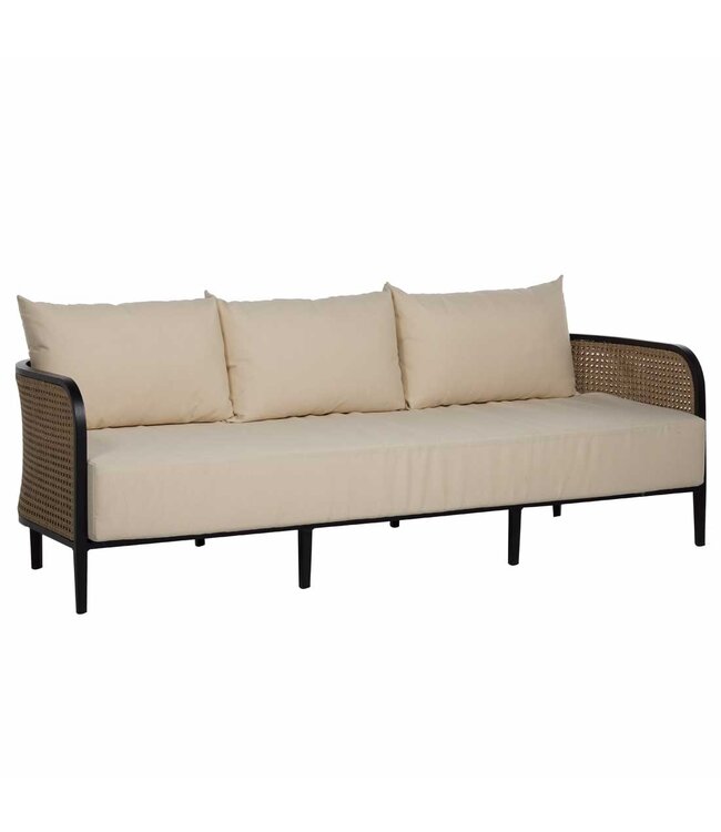 Summer Classics Havana Sofa - Chalk and Natural; Rumor Snow