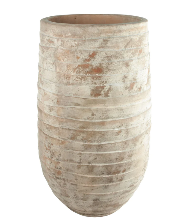 Anamese Garden + Home Large Antique Ring Urn - Vietnamese Rustic