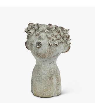 Small Kissing Face Planter 7.5"H