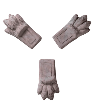 Pot Feet Single Lion Paw Grey, RAW Berg