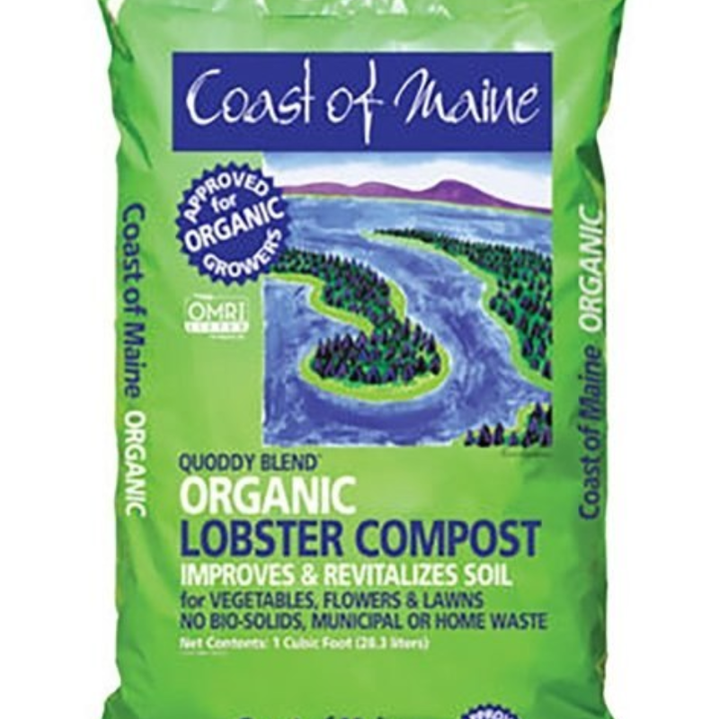 Coast of Maine 1cf Quoddy Blend Lobster Compost 80/PL