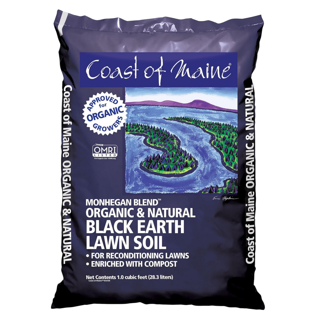 Coast of Maine Monhegan Blend Organic & Natural Black Earth Lawn Soil