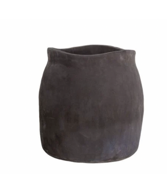 Sac Planter L ~ 19"H x 18.5" W Vietnamese Sepia single
