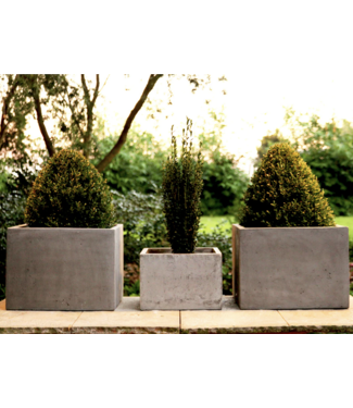 Square Cube Large~ 18"H x 24"W Pebblewhite