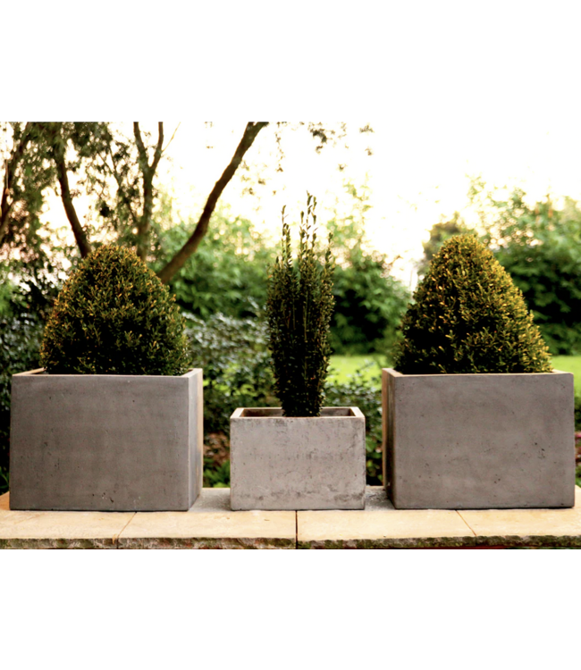Square Cube Large~ 18"H x 24"W Pebblewhite