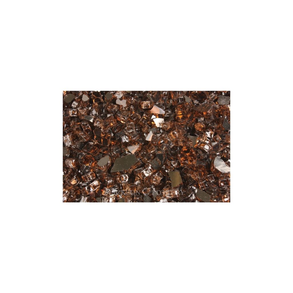 1/2 in. Royal Fireglass - Copper Reflective (4 Bags Per Case)