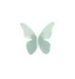 Fig & Dove Acrylic Butterfly Small/Blue/Green