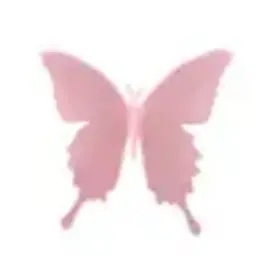 Fig & Dove Acrylic Butterfly Medium/Pink