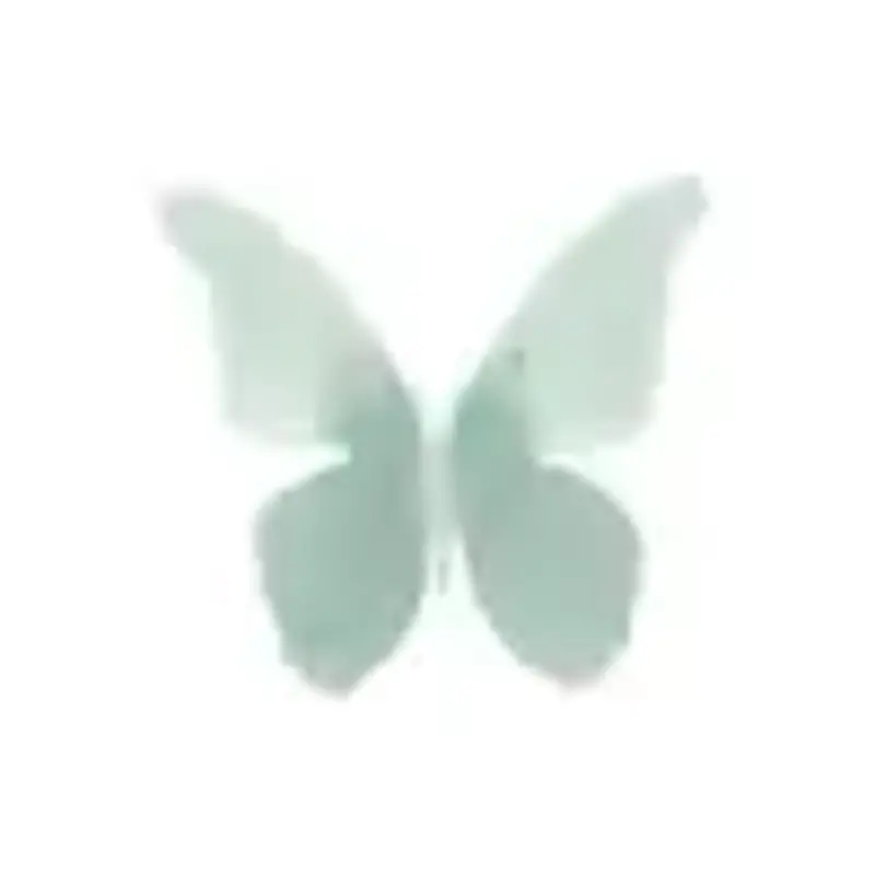 Fig & Dove Acrylic Butterfly Medium/Blue/Green