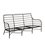 Summer Classics Carmel Aluminum Sofa - Slate Grey; French Stripe Forest
