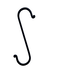 Blacksmith's S-hook Large