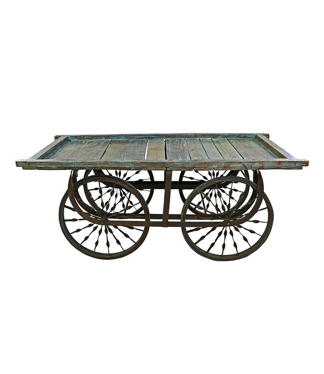 Wooden Trolley Cart