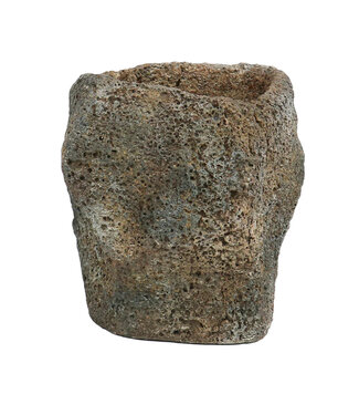 Cast Concrete Lava Stone Planter Tall