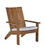 Summer Classics Ashland Teak Adirondack with cushion in Linen Dove