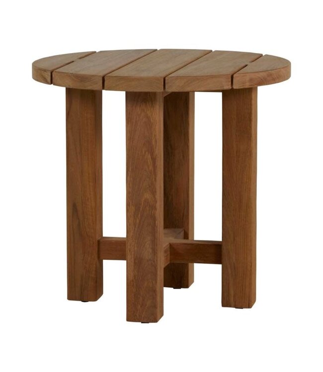 Summer Classics CROQUET TEAK END TABLE NATURAL TEAK (PLT)