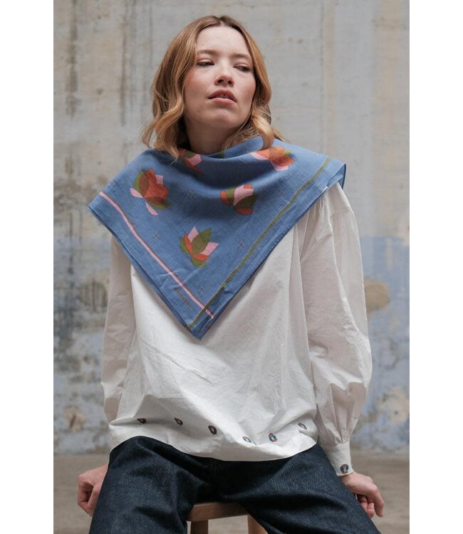 Foulard N°714 Nordic Blue