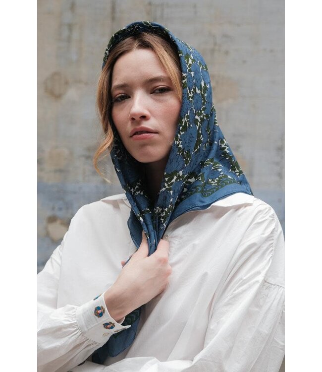 Foulard N°680 Nordic Blue