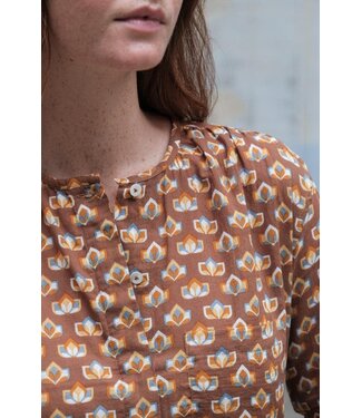 Chemise Lucia N°729 Lotus Coffee