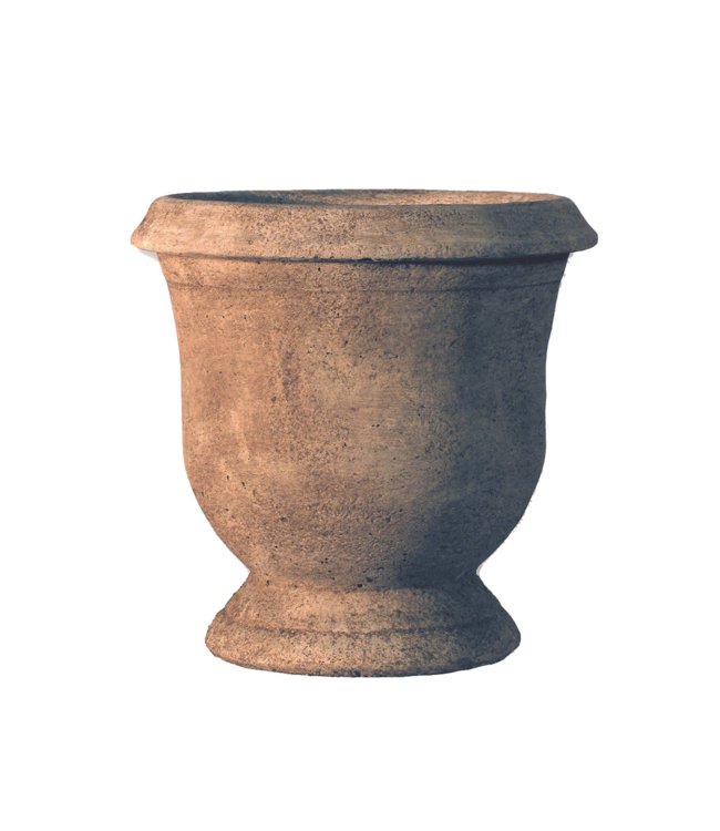 ANDUZE JAR lichen= 18"H