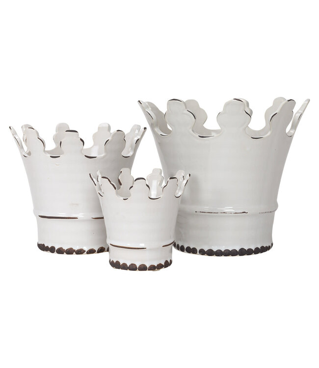 Crown Planter s/3
