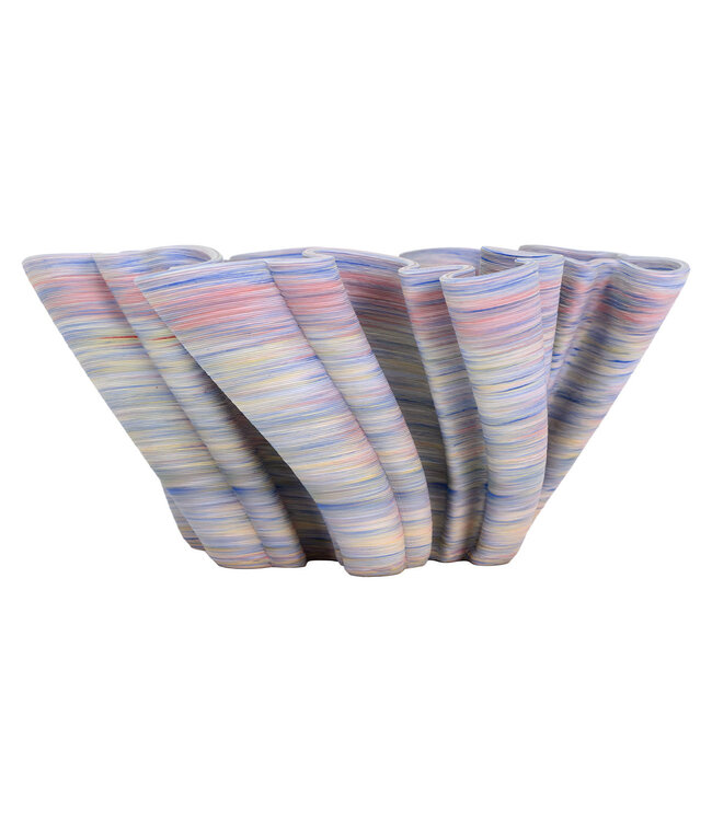 Anselm Wavy Short Vase