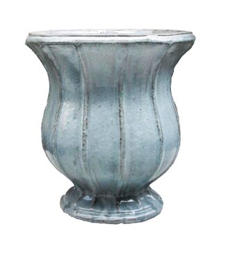 Lille Urn Small~17"H x 16.5"W Winter Sky