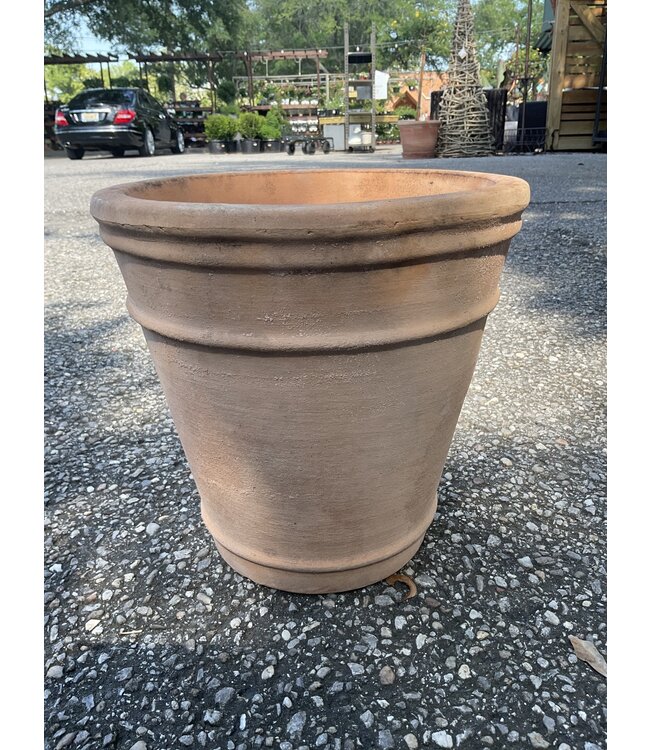 Claridge House Planter  S 12"H x 12"W single Vietnamese unglazed