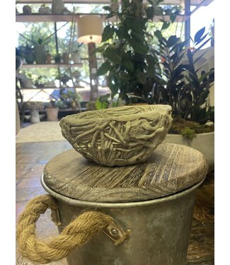 Handmade Concrete Robin Nest