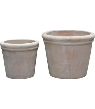 Celia Planter Small ~ 19"H x 20.5"W Vietnamese Unglazed